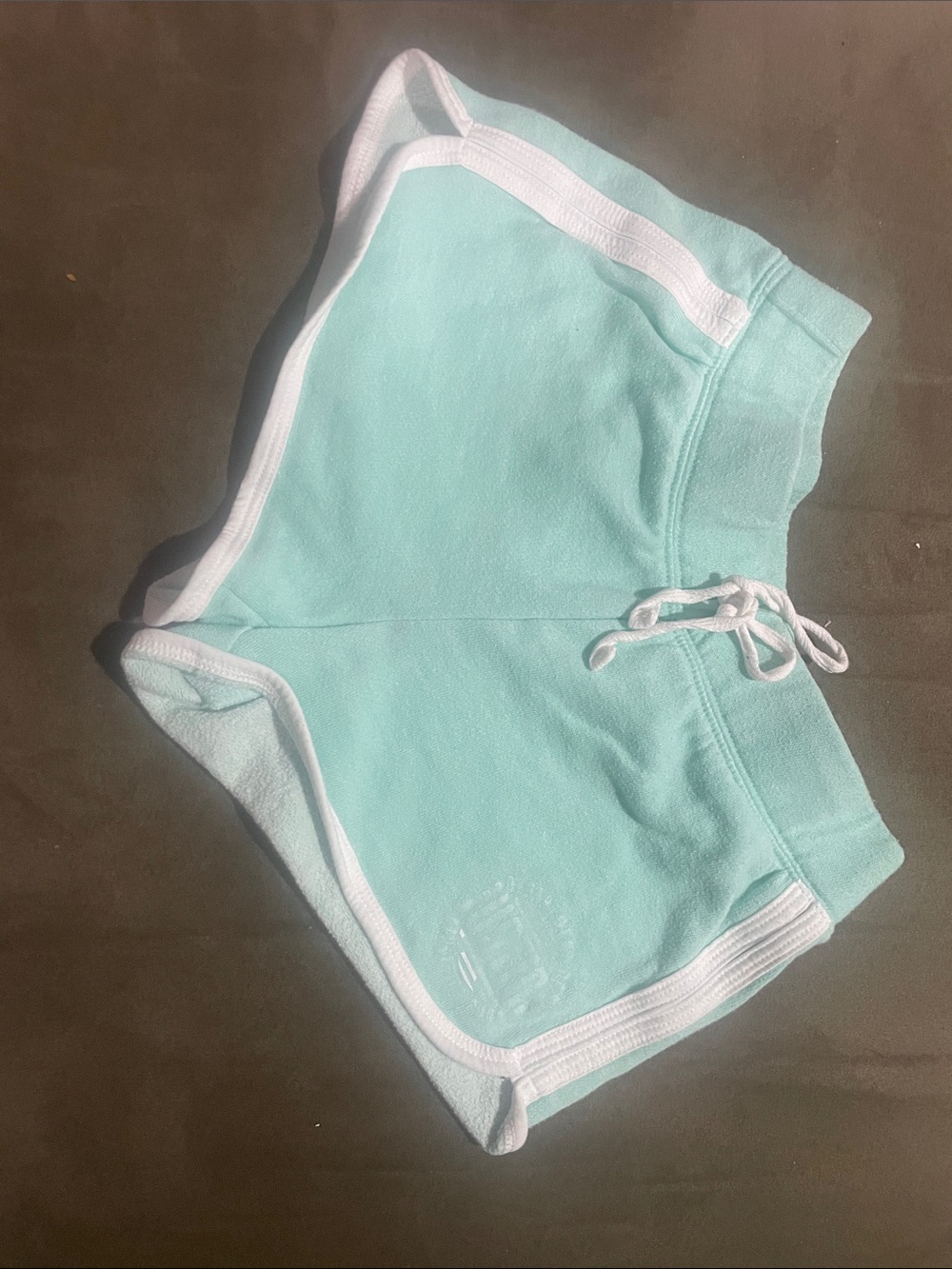 Justice Mint Green Shorts with White Trim